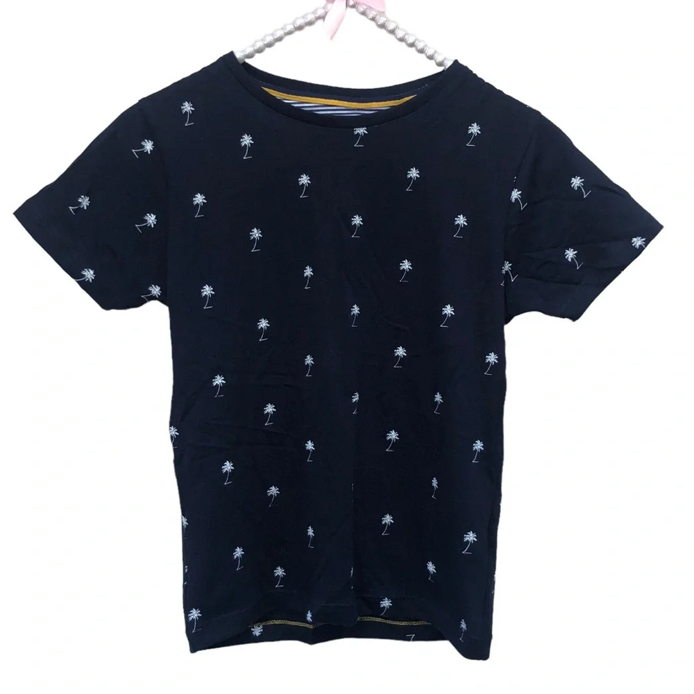 Denim & Flower Ricky Singh Palm Tree T Shirt size 7